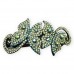 Hair Barrette - 12 PCS Dual Butterfly Crystal Hair Barrette - HC-0791